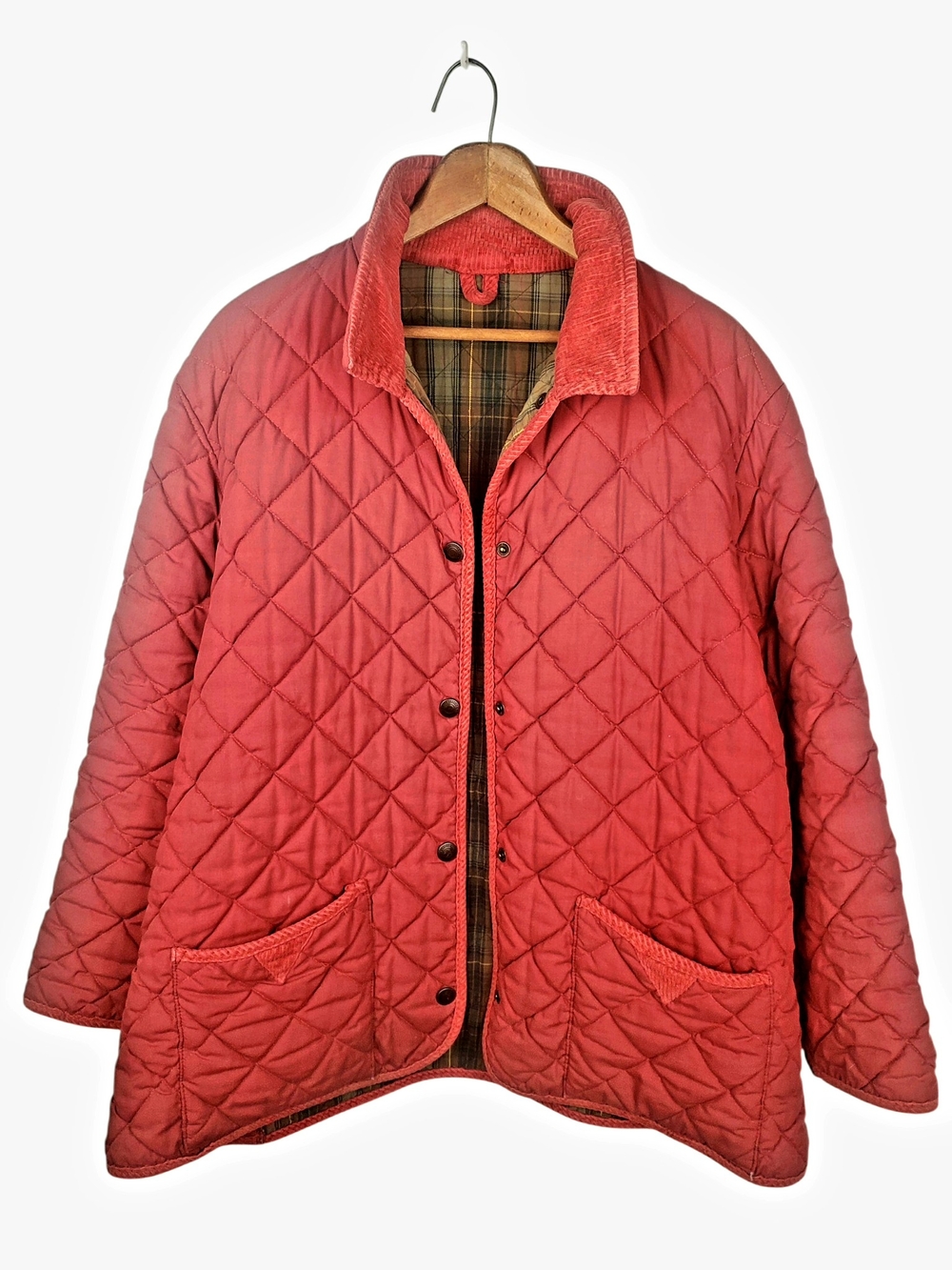 VTG John Partridge Handmade in England "Prairie" Quilted Barn Jacket. L/XL #363